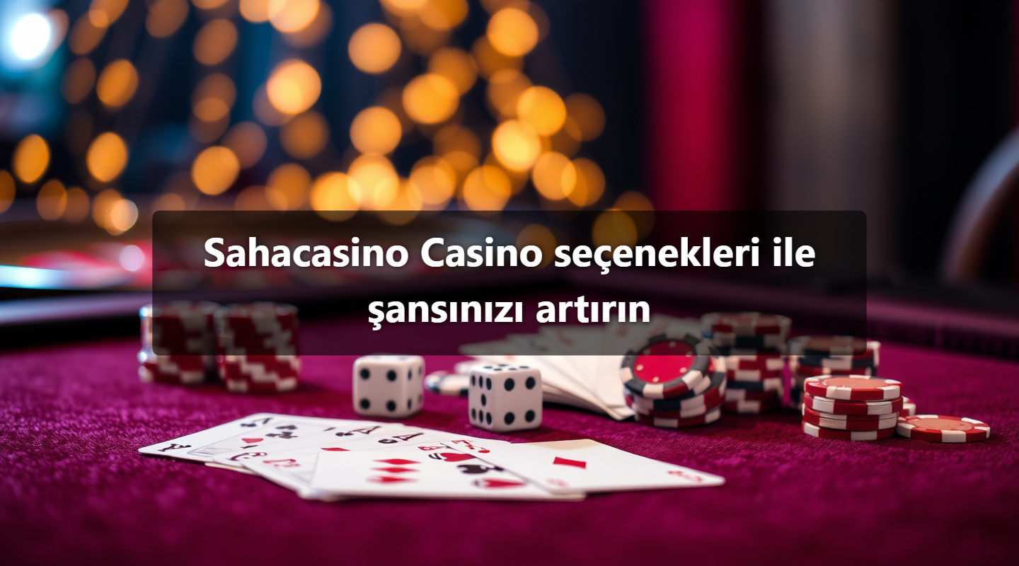 Sahacasino Casino seçenekleri ile şansınızı artırın